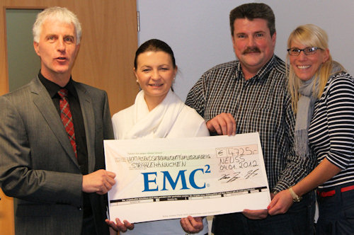 Scheck von EMC