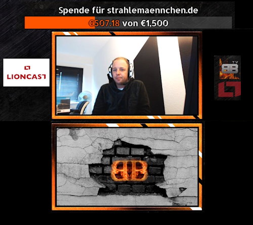24 Stunden Charity Stream auf Twitch