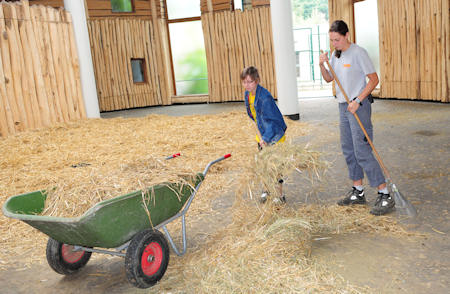bei der Arbeit