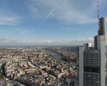 Blick auf die Commerzbank