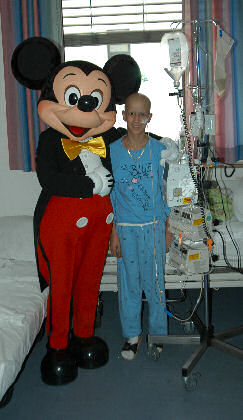 Mickey Mouse in der Kinderklinik Essen