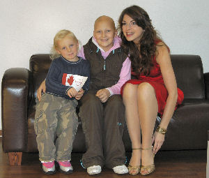Jastin mit David und mit Mariella