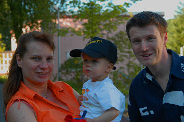 Jeremy mit Familie