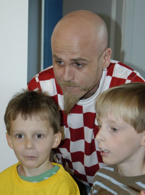 Ralf Zacherl mit Jonas