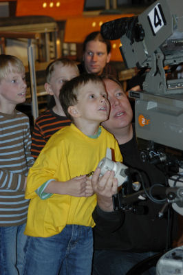 Jonas an der Kamera