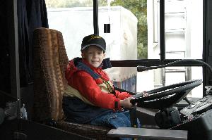 Erik als Busfahrer