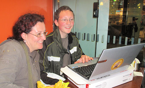 Martin und sein neues Notebook