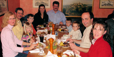 Essen im Andechskeller
