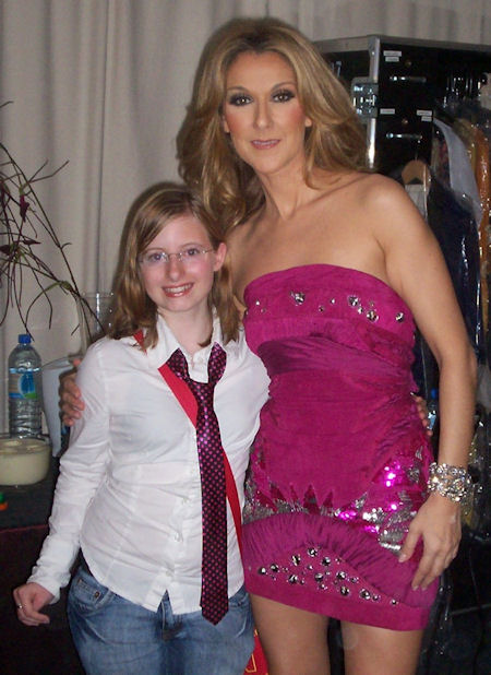 Celine Dion mit Sabrina